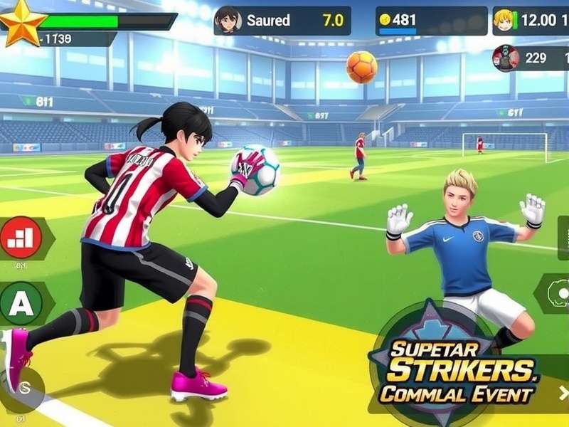 Super Star Strikers IN Game Screenshot